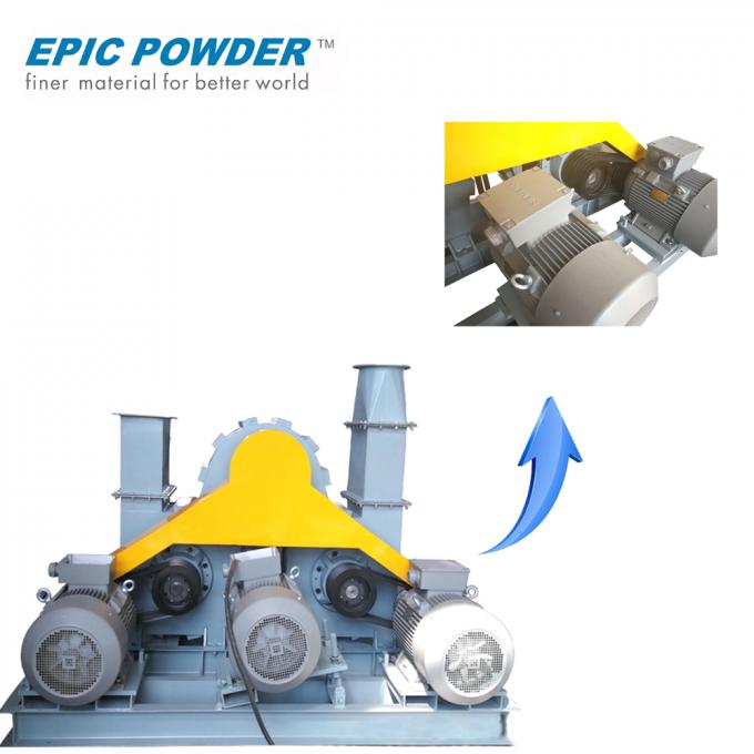 No Dust Emission Turbo Mill Surface Coating System Low Labor Intensity