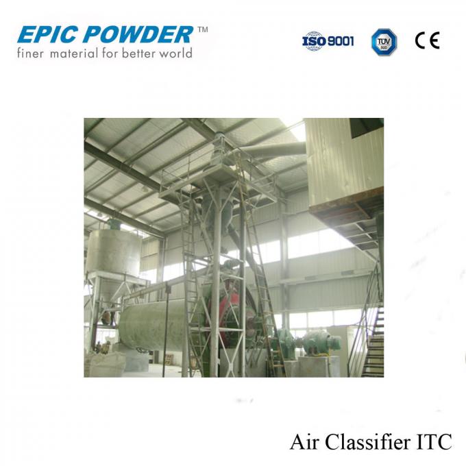 Powder Multi - Wheel Air Classifier For Sulphur Caco3 Kaolin Limestone Milling