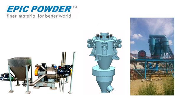 Ultra Fine Air Classifier Powder Machine High Efficiency For Fly Ash Powder