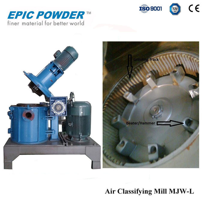 Chemical Fine Powder Air Jet Milling Machine Easy In Installation And Maintenance