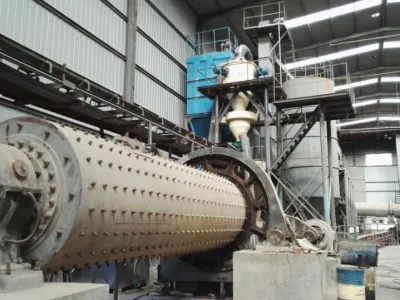 Calcined kaolin ball milling and classification production line pictures