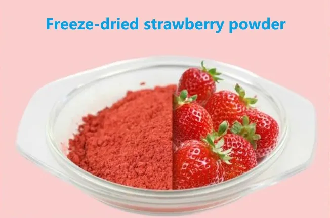 Freeze-dried strawberry powder