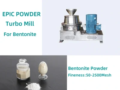 Turbo mill for Bentonite