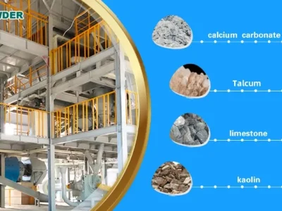 Ball mill for talc powder