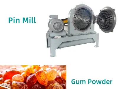 Gum Arabic Grinding Machine