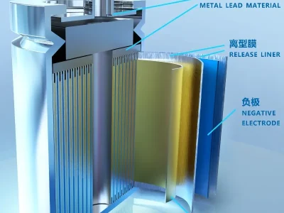 Lithium battery structure