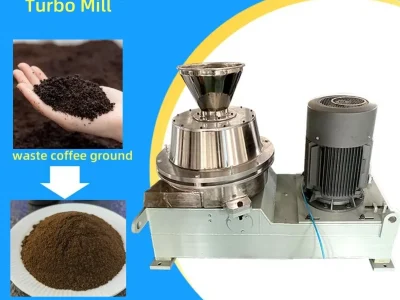 turbo mill for waste coffee ground