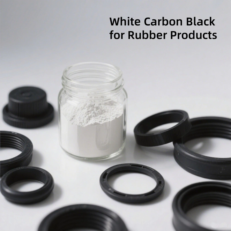White carbon black for rubber products