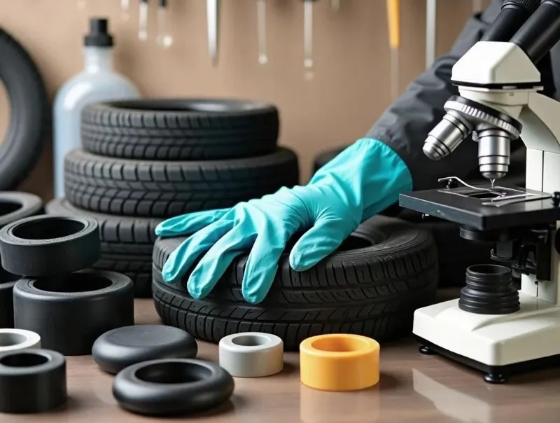 seven powders in rubber modification